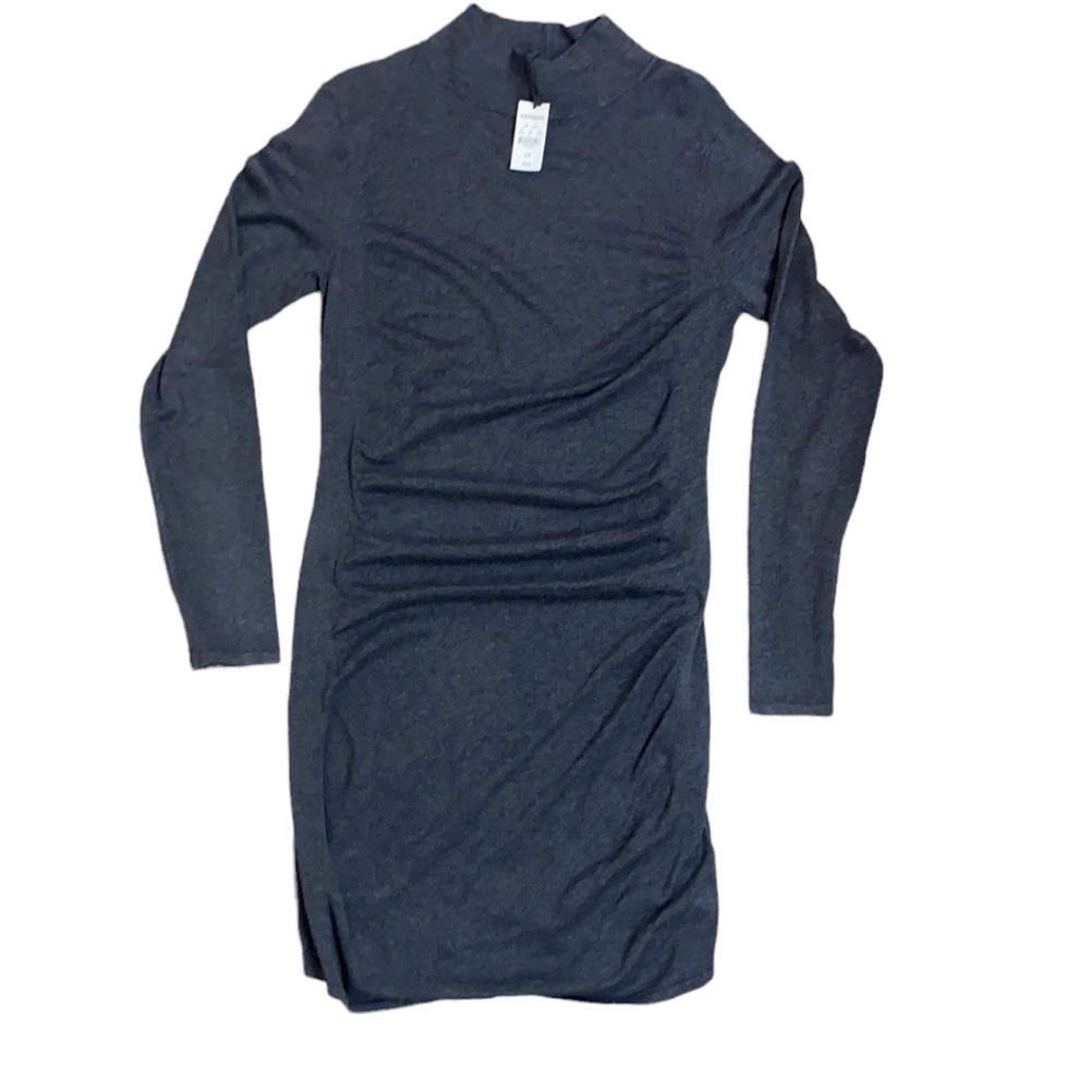 NWT.  Express dress size Large.  Sweater dress grey